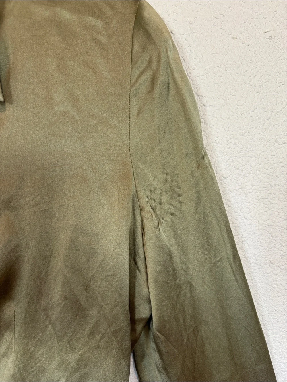 Vtg SILK poplin blouse‎